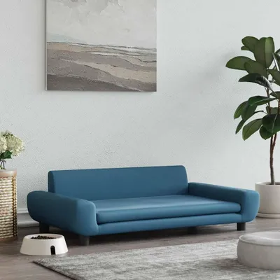 Immagine prodotto di Vidaxl Hundekorb 100x54x33 cm Samtblau