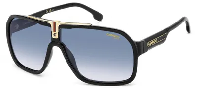Productafbeelding van Carrera CARRERA 1014/S, zwart met gouden accenten, maat 64/10/135, heren zonnebril