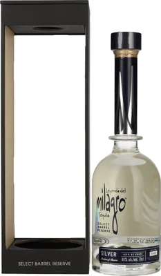 Image de Leyenda del Milagro Tequila 100% de Agave SELECT BARREL SILVER 40% Vol. 0,7l en boîte cadeau