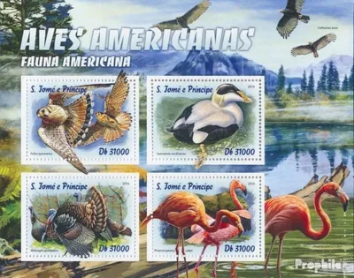 Produktbild von Briefmarken Sao Tome e Principe 2016 Mi 6776-6779 Kleinbogen (kompl. Ausgabe) postfrisch Vögel