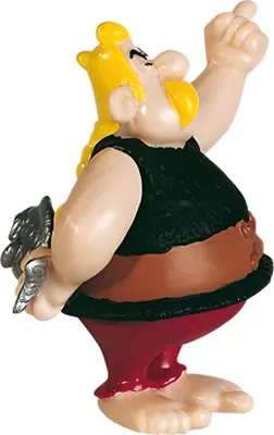 Image de Plastoy Astérix figurine Verleihnix le poissonnier 6 cm