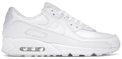 Produktbild von Nike Air Max 90 Leather Triple White - EU 48.5