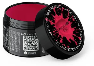 Obrázek produktu pro Excellent Pro | Malířský gel s vysokým obsahem pigmentů 010 – červená – 5 g – gel s vysokým obsahem pigmentů