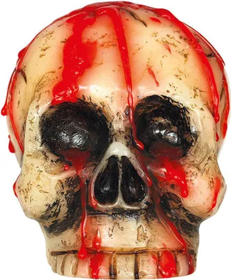 Immagine prodotto di Candela scheletro Halloween Decor Teschio insanguinato Decorativo Teschio spaventoso Luce d'atmosfera Party Decorazione da tavolo Horror spaventoso Atmosfera mistica, Colore: Rosso