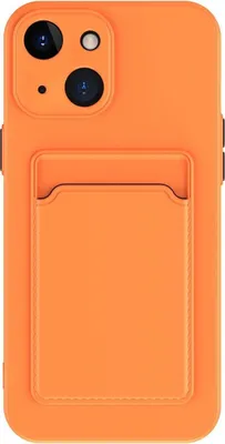 Produktbild von König Design Hülle kompatibel mit Apple iPhone 15 Kunststoff Soft Handyhülle - Handy Case Orange