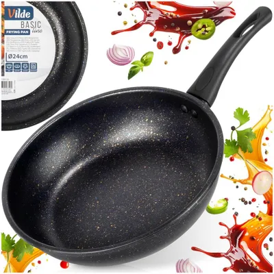 Obrázek produktu pro Vilde | Pánev Ø 24 cm - plyn a elektřina - univerzální pánev s nepřilnavým povrchem - BASIC LINE