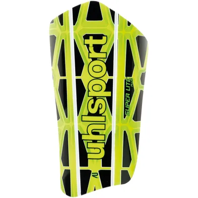 Produktbild von Uhlsport Fußball Super Lite Plus Schienbeinschoner Herren schwarz gelb grün Gr XXS