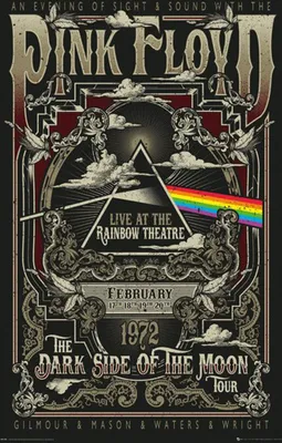 Produktbild von Pink Floyd - Poster - Rainbow Theatre