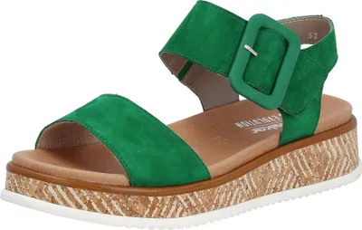 Produktbild von Rieker Sandalen Plat  Sandalen Plat - Groen - Maat 41