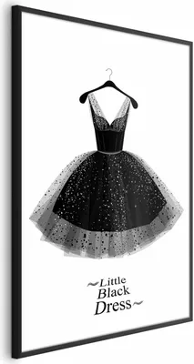 Produktbild von Posterpapier Poster - Little Black Dress 40x60 cm Menschen i-C-0136-ao-a