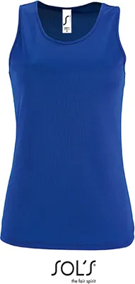 Immagine prodotto di SOLs 02117 | Canotta sportiva da donna - Colore: blu reale - Taglia: XXL