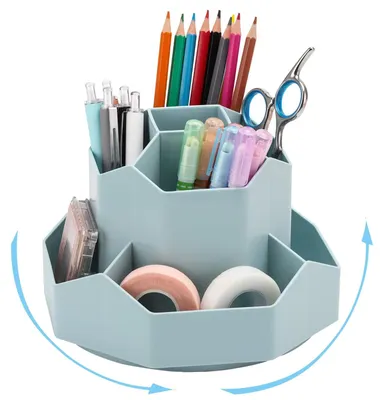 Produktbild von Drehbarer Schreibtischorganizer mit 9 Fächern