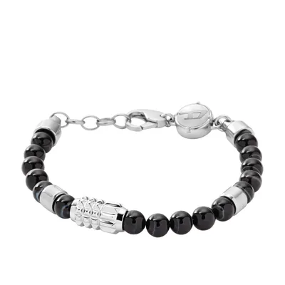 Immagine prodotto di Bracciali Diesel Collezione Argento Perline - uomo