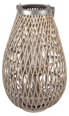 Produktbild von Clayre & Eef Windlicht Beige Rattan