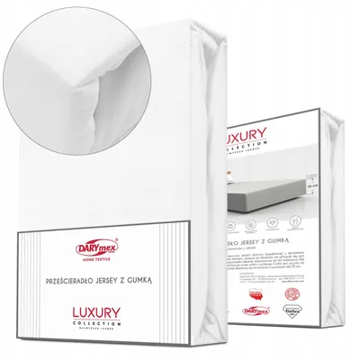 Produktbild von Darymex Jersey Spannbettlaken Baumwolle 90x200cm 25cm Höhe