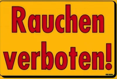Produktbild von Verbotsschild - RAUCHEN VERBOTEN - 308550 - Gr. 30 x 20 cm