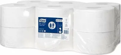 Zdjęcie produktu dla Tork Toilettenpapier 2c mini jumbo advanced bag de 12 white