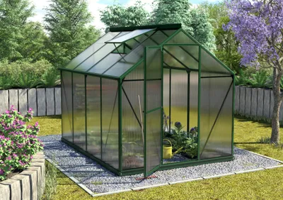 Obrázek produktu pro Vitavia "Triton 5000" skleník včetně ocelového základu smaragdově zelený 5,0 m² 4 mm HKP