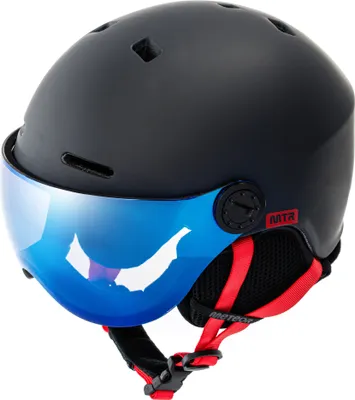 Produktbild von meteor FALVEN Skihelm Snowboardhelm Snowboard Helm Ski Helmet mit Visier dunkelblau