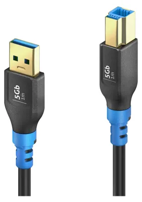 Image de Câble PureLink FlexInstall USB-A vers USB-B USB 3.0 5 Gbps 1,00 m