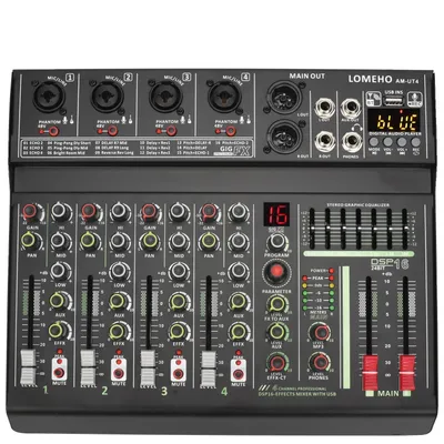 Obrázek produktu pro Mixér, 7pásmový ekvalizér, USB PC rozhraní, EU zástrčka