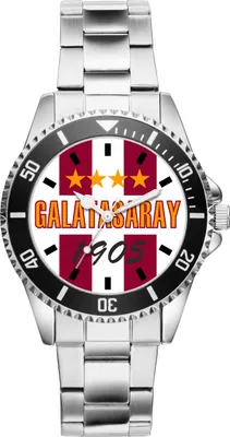 Produktbild von KIESENBERG Herrenuhr Armbanduhr Galatasaray Geschenk Fan Artikel Zubehör Fanartikel Analog Quartz Uhr 6285