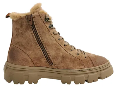 Immagine prodotto di Scarpe da trekking da donna Paul Green, stivaletti con lacci, color marrone, per il tempo libero