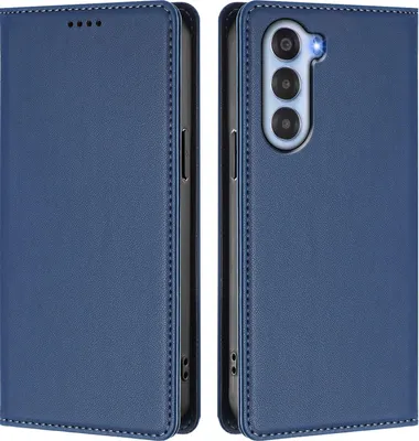 Immagine prodotto di Custodia in pelle per ZTE Nubia S, custodia a libro magnetica in Finto cuoio con supporto, blu scuro