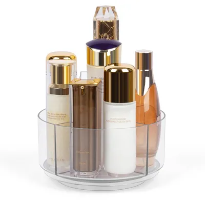 Immagine prodotto di Organizzatore cosmetico girevole a 360 gradi in acrilico trasparente