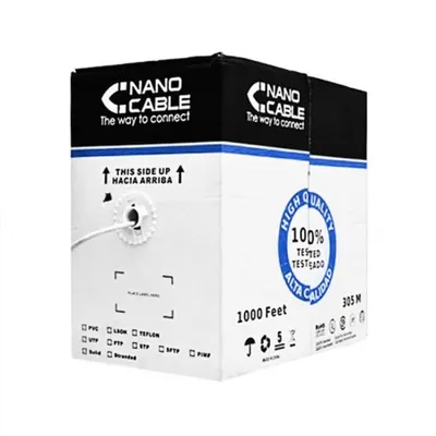 Obrázek produktu pro Nanocable 10.20.0704, 305 m, Cat5e, F/UTP (FTP), Šedá