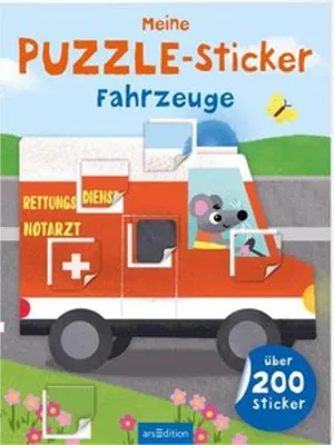 Obrázok produktu pre Meine Puzzle-Sticker - Fahrzeuge