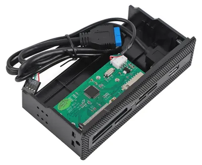 Obrázek produktu pro Čtečka karet v počítači USB 3.0 port M2 SD MS XD CF TF Přední panel palubní desky