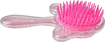 Image de Juleeze JZCHBR0004 Brosse à cheveux enfants rose 15x9x3 cm ergonomique légère