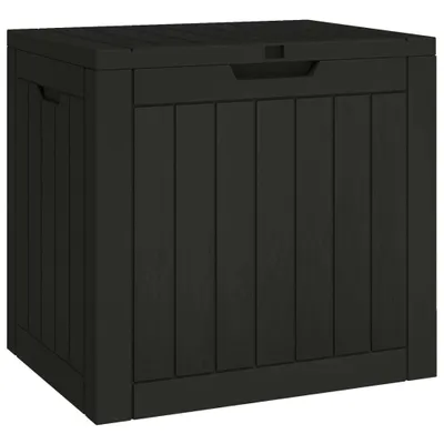 Immagine prodotto di vidaXL Cassetta da giardino nera 55,5x43x53 cm in polipropilene