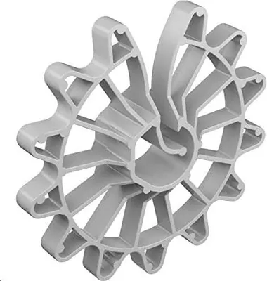 Produktbild von Miko® 100Stk. Abstandhalter Senkrechte Bewehrung 50 mm – Sternabstandhalter Baustahlabstandhalter – Robuste und langlebige Distanzstücke für präzise Betonarbeiten