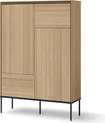 Produktbild von Furniture24 Wohnzimmerschrank Visso Vi-02 Kommode 2 Türiger