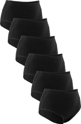 Produktbild von Fabio Farini - 6 Stück Frauen Unterhosen - High-Waist Damen Slip mit bequemem Bund im sportlich modernen Design