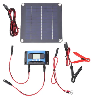 20W Solarpanel-Kit mit MPPT-Regler, 12V, für Camping & Boot