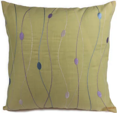 Produktbild von Kissenhülle Dekokissen Kissenbezug Leinenoptik 40 x 40 cm Hellgelb