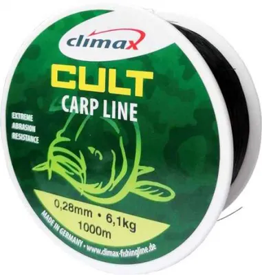 Zdjęcie produktu dla Climax Vlasec Cult Carp Line Black 1000 m, 0,30 mm, 7,0 kg