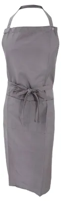 Produktbild von Jassz Bistro Unisex Arbeitsschürze / Schürze mit Brustlatz und Tasche FK302 (Einheitsgröße) (Grau)