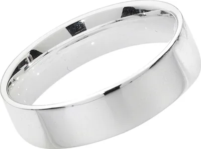 Produktbild von 925 Sterling Silber 5mm Flach Court Form Herren/Damen - Trauring/Ehering/Hochzeitsring, 61 (19.4); TRS13896RST