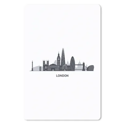 Produktbild von MuchoWow® Mauspad Mousepad London - England - Skyline 40x60 cm - Mousepads - Maus Mat - Pad - Mausunterlage - Schreibtisch Accesoire