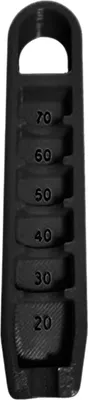 Produktbild von Golf-Tee-Heber, 3D-gedruckter Golf-Tee-Höhenmesser, tragbarer Tee-Höhenversteller, präzise Platzierung bei 20–70 mm, Geschenk für Golfer