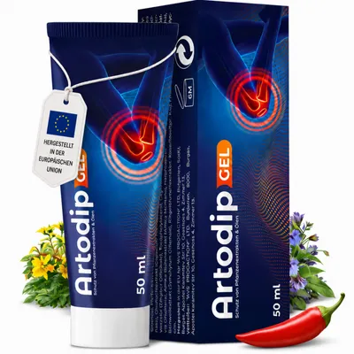 Produktbild von Artodip Gel - Premium – Teufelskralle, Beinwell & Arnika – Intensives Wärmegel mit Capsaicin zur Gelenk- und Muskelpflege – 50ml