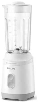 Produktbild von Philips 3000 series HR2510/90, Tischplatten-Mixer, 0,6 l, Eis-Crusher, 0,85 m, 350 W, Silber, Weiß