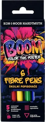 Produktbild von Koh-i-noor Marker 6 Farben