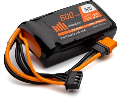 Zdjęcie produktu dla Spektrum LiPo 11.1V 600mAh 50C IC2