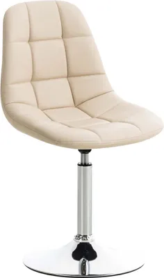 Produktbild von CLP Stuhl Emil Kunstleder drehbar creme