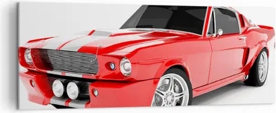 Produktbild von Bild auf Leinwand - Leinwandbild - Sport Geschwindigkeit Auto Chrom - 140x50cm - Wand Bild - Wanddeko - Leinwanddruck - Bilder - Kunstdruck - Leinwand bilder - Wandkunst - AB140x50-2563